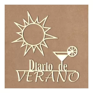 Chipboard diario de verano