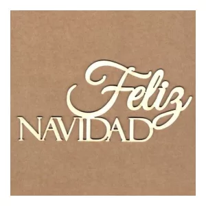 Chipboard feliz navidad