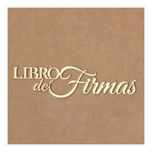 chipboard libro de firmas