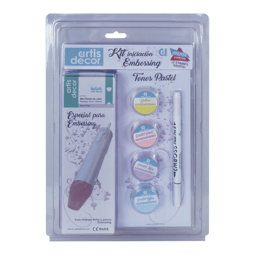 Kit inicio embossing pastel