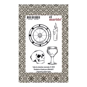 Sello scrapbooking iconos tarot