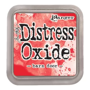 Tinta distress oxide barn door