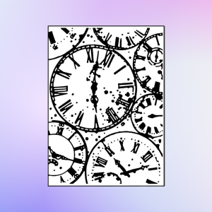 carpeta embossing relojes